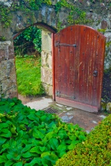 Doorway in the walled garden