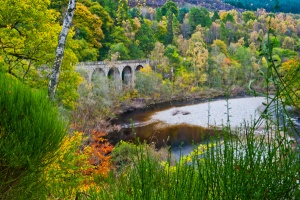 Looking down the River Garry
