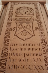 Rev. Granger memorial, west wall
