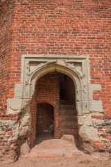 The tower entrance