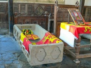 Llywelyn the Great's coffin (c) Eirian Evans