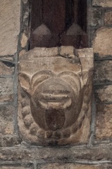 14th century corbel head