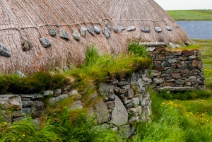 Detail of the thatch construction