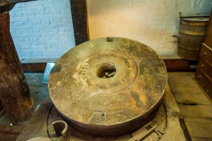 The inscribed 19th century millstone