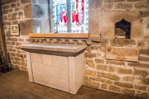 The original 15th century altar