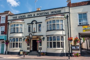 The historic Angel Inn, haunt of royalty and highwaymen