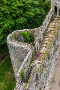 The parapet walk from the Great Tower