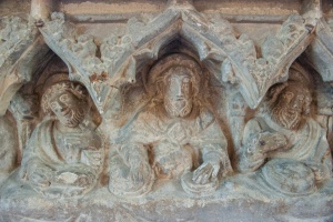 Centre section showing Christ