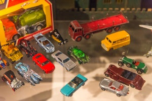 Generations of toy cars