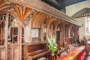 The medieval rood screen