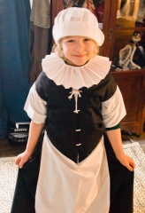 Dressing up in Tudor costume