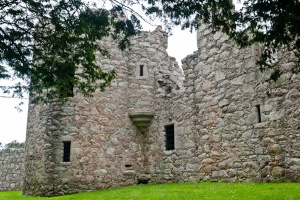 The castle exterior