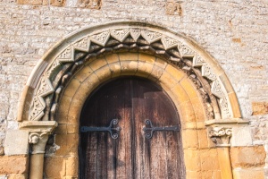 The Norman south doorway arch