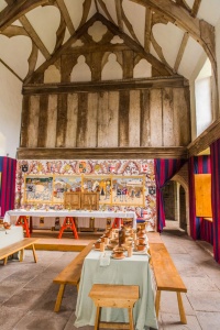 The great hall of Tretower Court