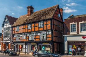 Timber-framed building in the market place