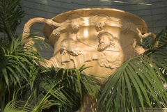 The Warwick Vase in the conservatory
