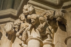 The Wages of Sin carving
