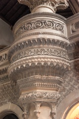 Decorated nave column