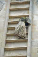 Bishop King's angel climbing a laddrer