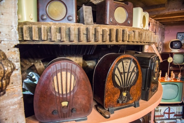 Vintage radios in the Bakelite Museum