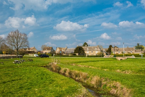 The village green, Bledington