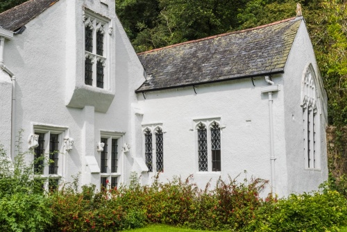 The chapel (right)