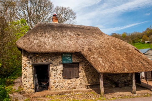 The thatched forge in Branscombe, Devon