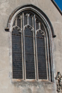 East window tracery, exterior