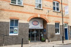 The museum front entrance on New Wharf Road