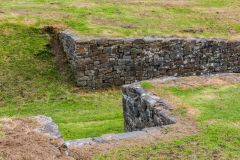 The amphitheatre entrance wall