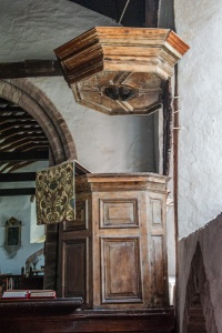 Jacobean pulpit and sounding board