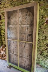 The preserved medieval door