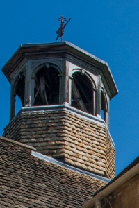 Cupola and weather vane atop the almshouses