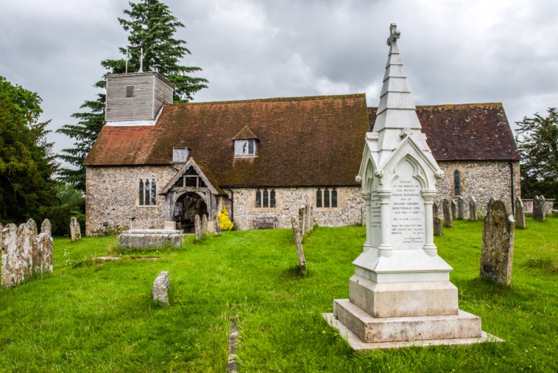 St Margaret's Church and Florence Nightingale memorial, East Wellow