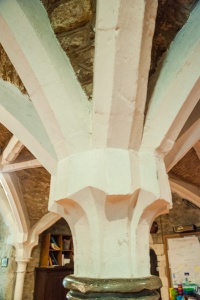 Detail of the vestry vaulting