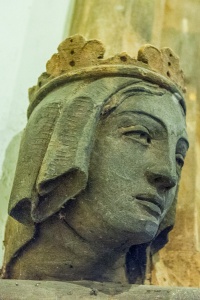 Carved head of a princess