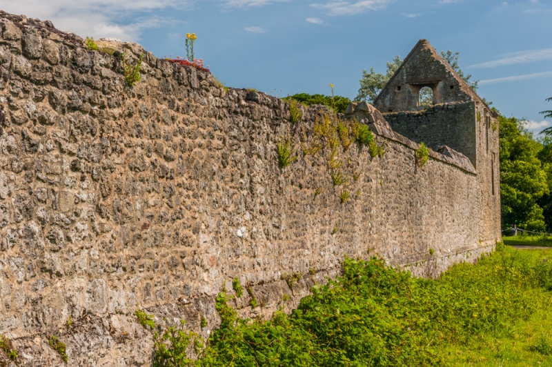 The medieval south wall