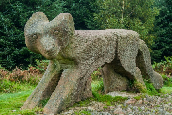 Sculptures abound in Grizedale Forest Park
