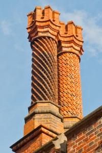 Tudor chimneys, Hampton Court Palace