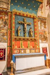 The south transept chapel altar