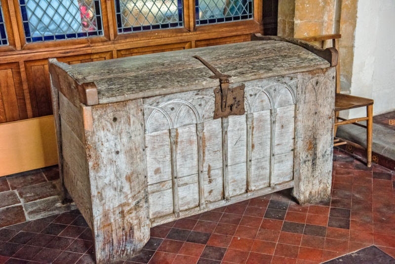 The ancient oak chest, c. 1175