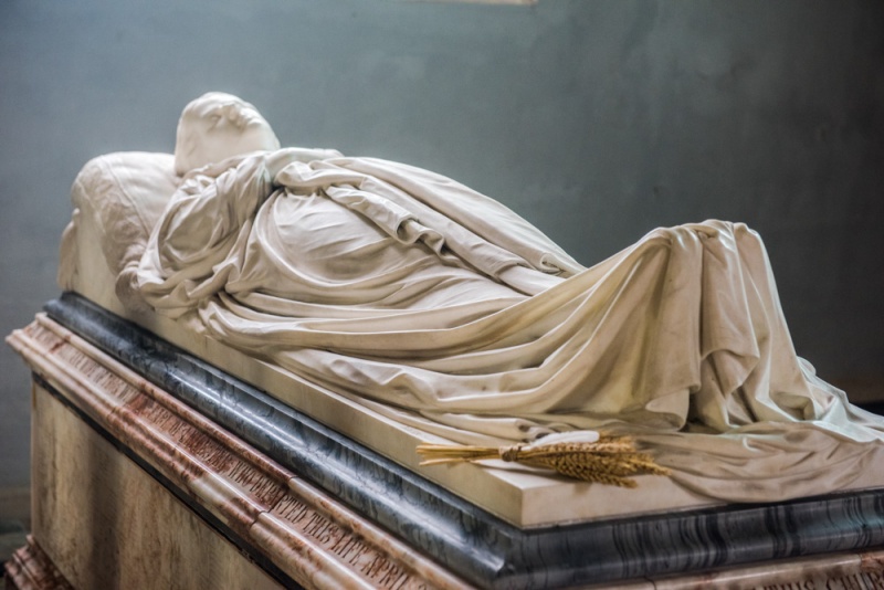 Memorial to Juliana, 2nd Countess of Leicester, d. 1870