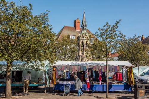 Market day in Horncastle, Lincolnshire