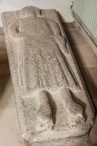 Medieval effigy, south transept