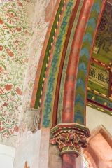 The painted chancel arch