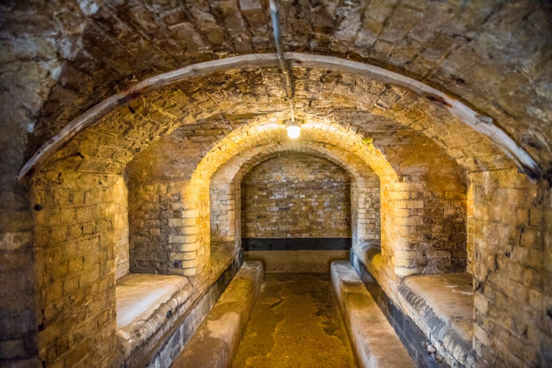 The 1875 Caponier at Landguard Fort