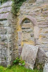 A blocked medieval doorway