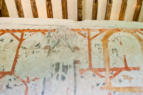 Llangar Church wall paintings