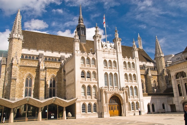 London Guildhall from Guildhall Yard