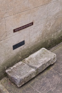 Little Dorrit's step from St George's, Southwark